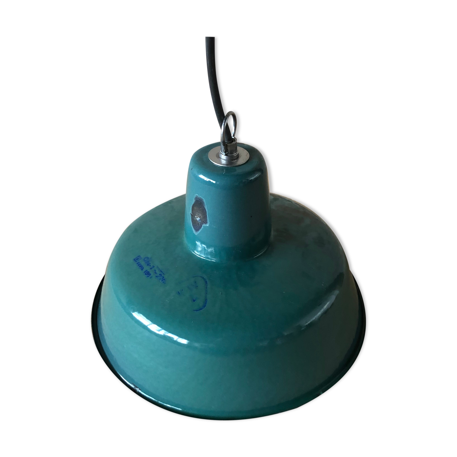 Vintage Industrial Factory Ceiling Lamp from Wikasy A23, 1960s