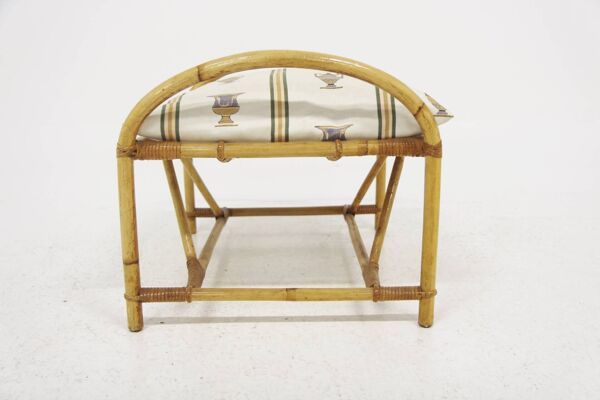 Repose-pied en rotin, Suède, 1970