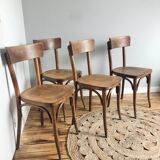 Lot of 4 chairs bistro Thonet