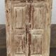 Old wooden wardrobe beige / pale yellow façade