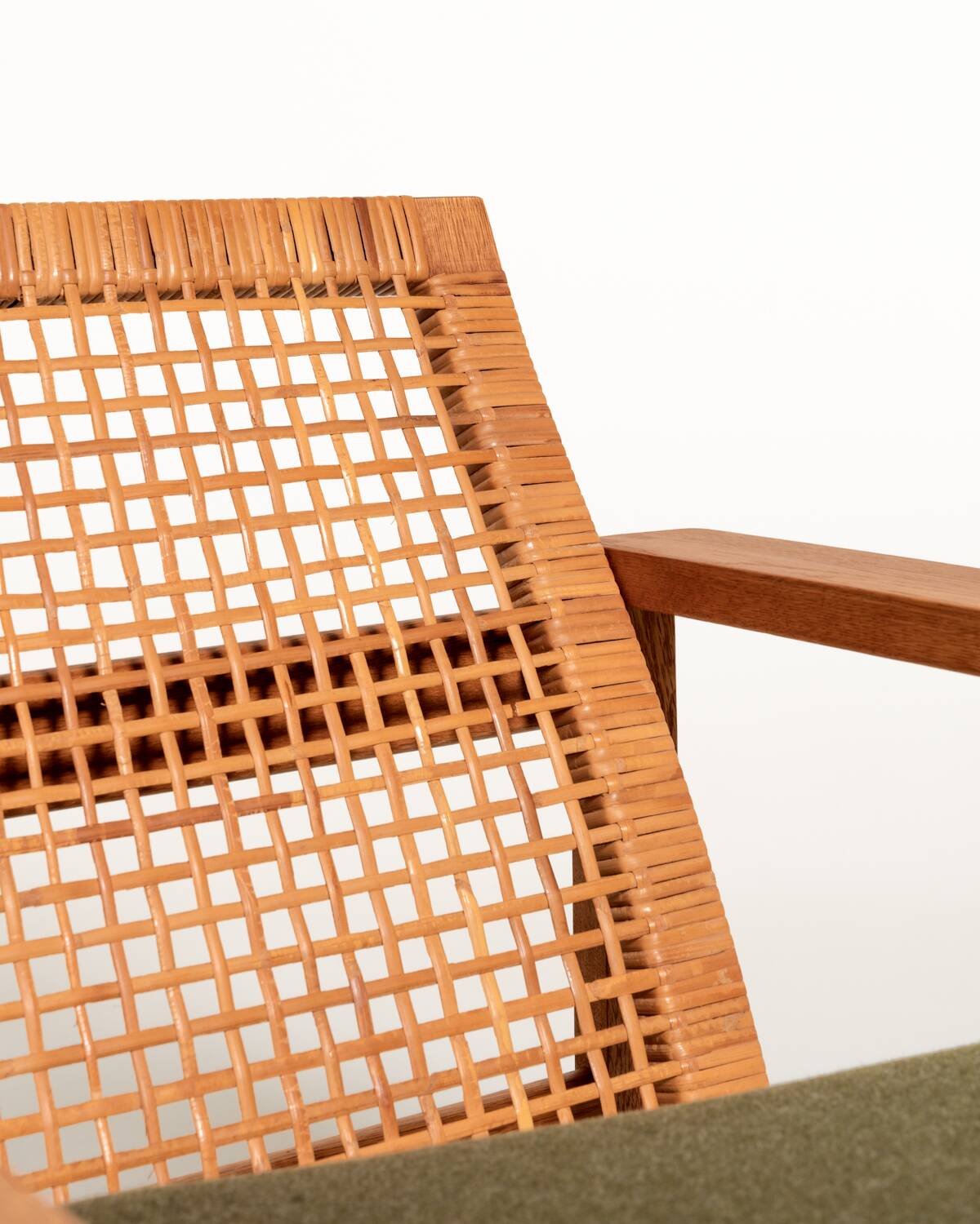 Pair of “Medestolen” armchairs by Børge Mogensen for Fredericia, 1956-57