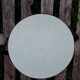 Formica round stool black and green