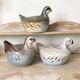 Ceramic partridge, zoomorphic terrines by Michet Caugant.