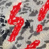 Bernard Quentin The Passage of Time hand-tufted wool art tapestry France 1998