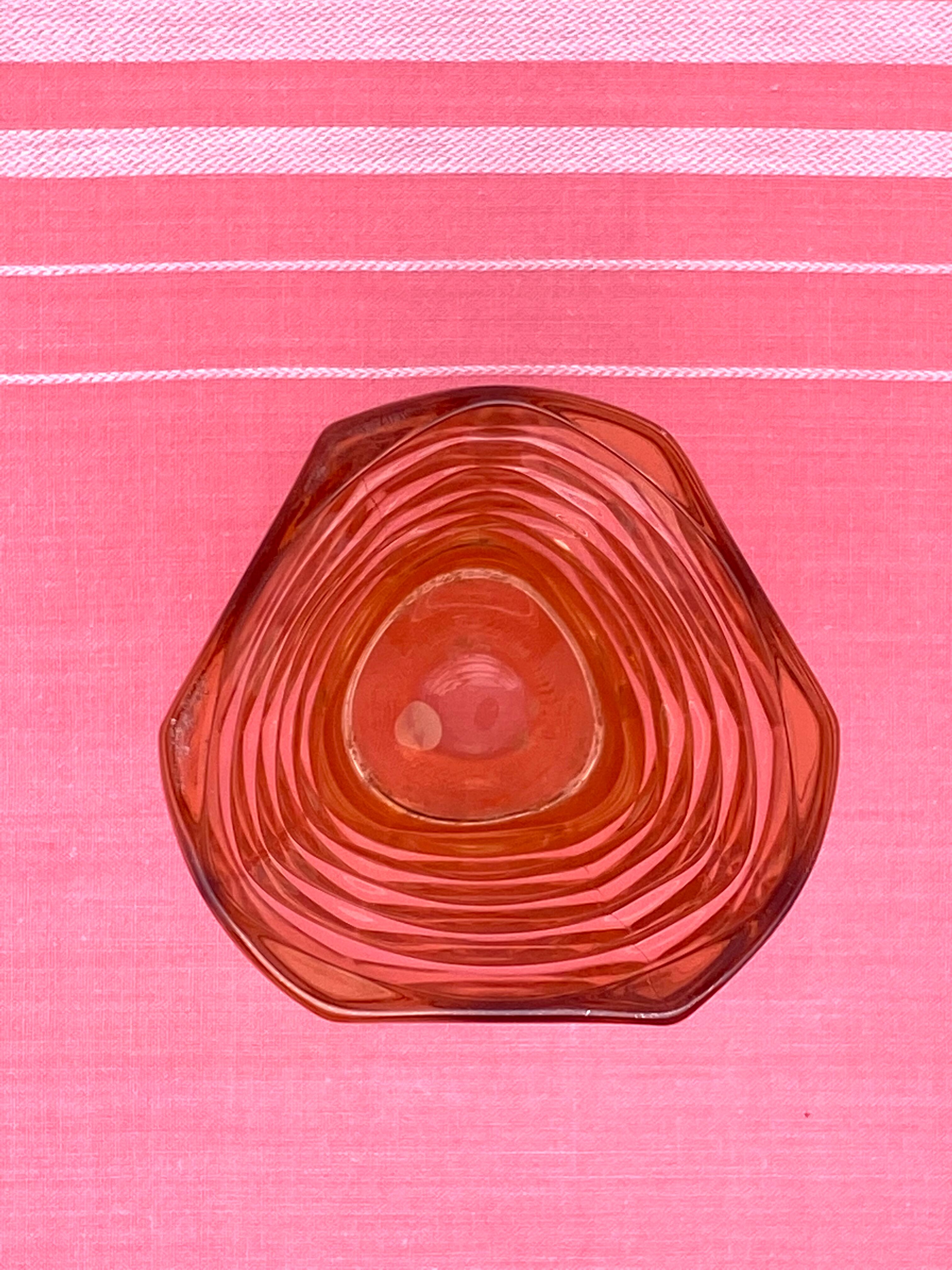 Pink glass PM vase