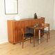 Functional folding bed from the 1960s, teak veneer