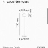 Lampadaires GLO BALL family FLOS