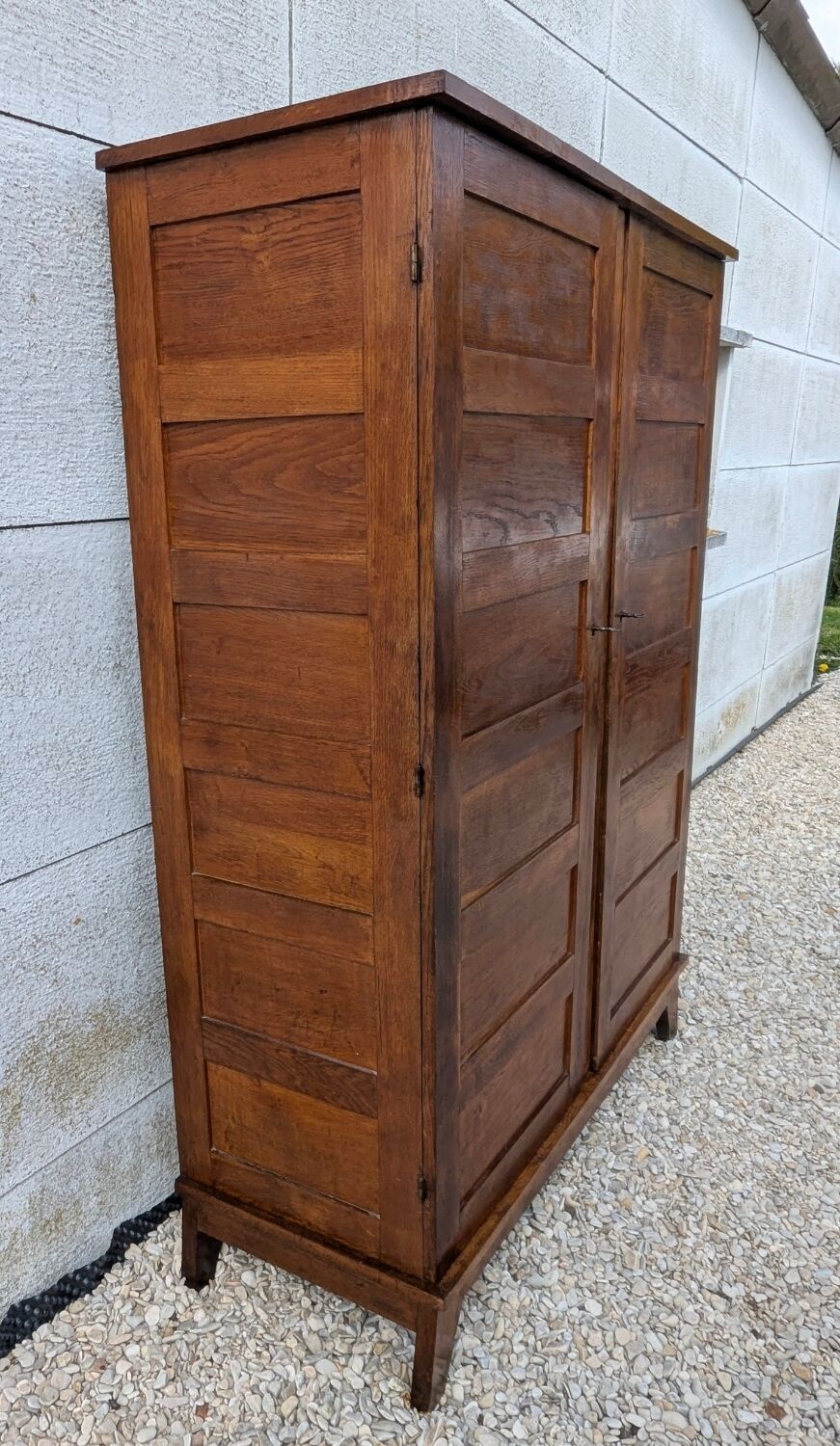 Linen cupboard wardrobe René Gabriel reconstruction 1940s-1950s Parisian
