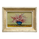 Painting bouquet of flowers signed Anne Max