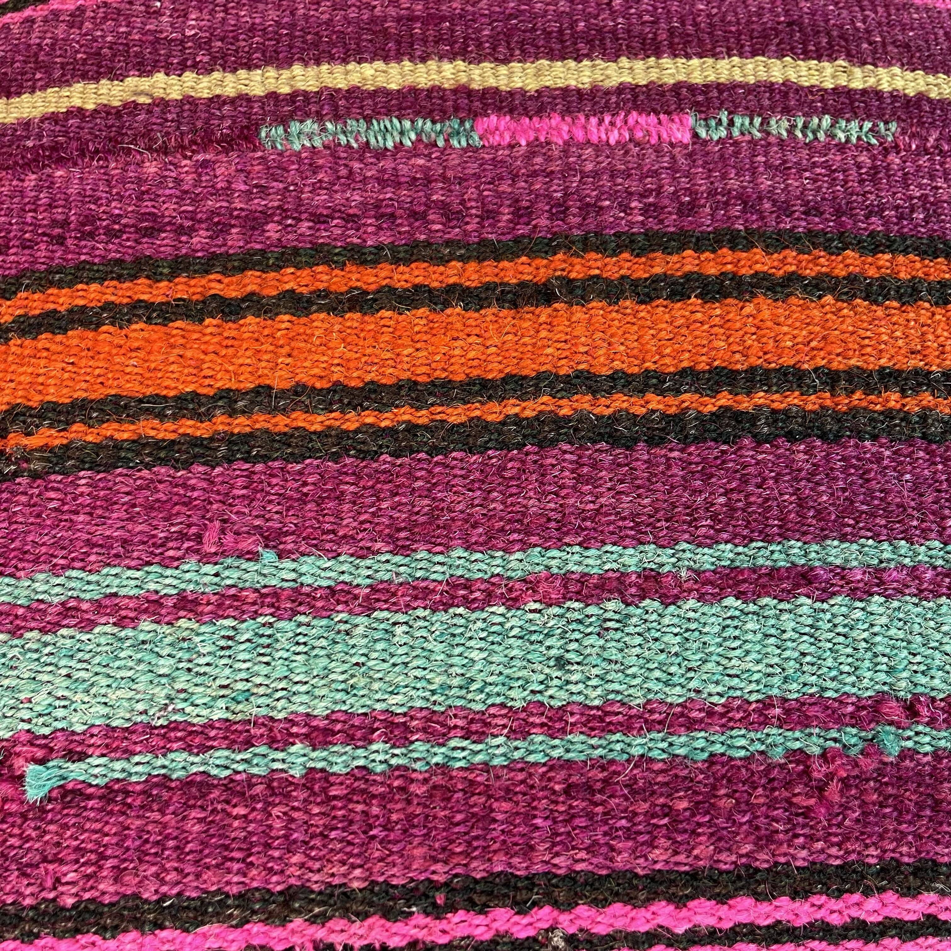 Vintage turkish kilim cushion cover , 40 x 40 cm