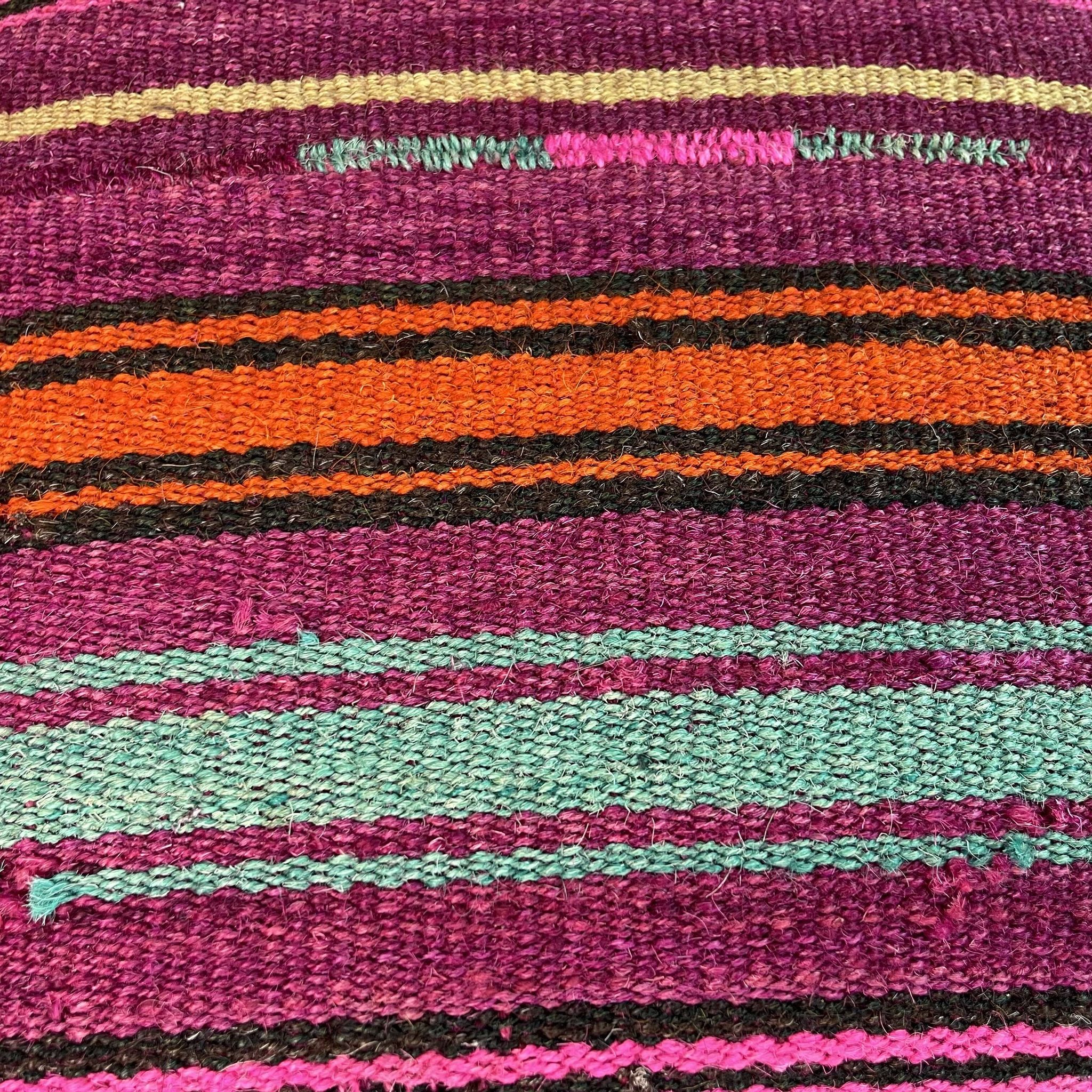 Vintage turkish kilim cushion cover , 40 x 40 cm