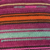 Vintage turkish kilim cushion cover , 40 x 40 cm