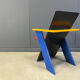 Colourful postmodern armchair, 1980s