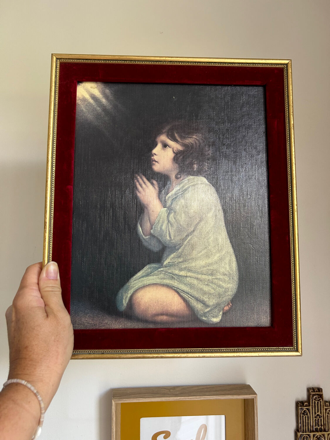 Chromolithograph boy Little Samuel