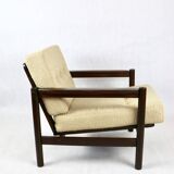 Vintage Boucle Armchair in Beige, 1970s