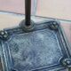 Vintage brass umbrella stand, walking stick holder