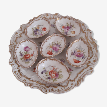 Dresden porcelain egg dish