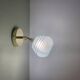 Vintage tuliepe wall light in blue and gold granite glass