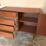 Buffet vintage storage cabinet formica