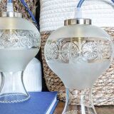 Transparent vintage portable lamp