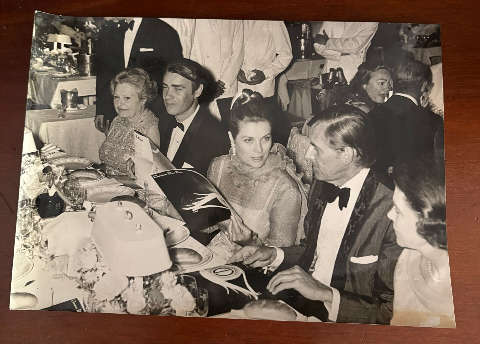 Lot of 4 vintage photographs of Princess Grace of Monaco.