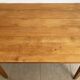 Table de ferme vintage ou bureau en bois massif