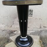 Metal pedestal table joseph hoffman