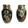 Art Deco, pair of Lunéville earthenware vases circa 1930