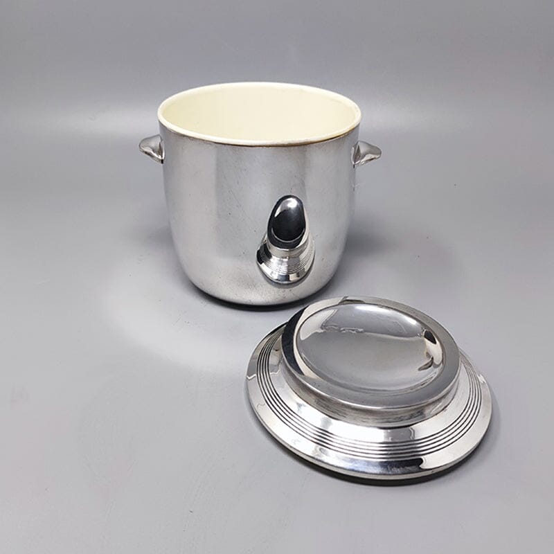 Ice bucket in silver plated. made in italy