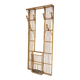 Rattan cloakroom coat rack 1950