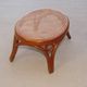 THONET footstool, footstool no. 3 from around 1900, in original condition.