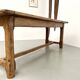 Table de ferme XIXe siècle en chêne et noyer