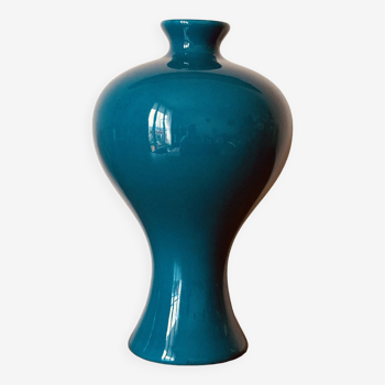 Meiping ceramic vase H 27 cm duck blue