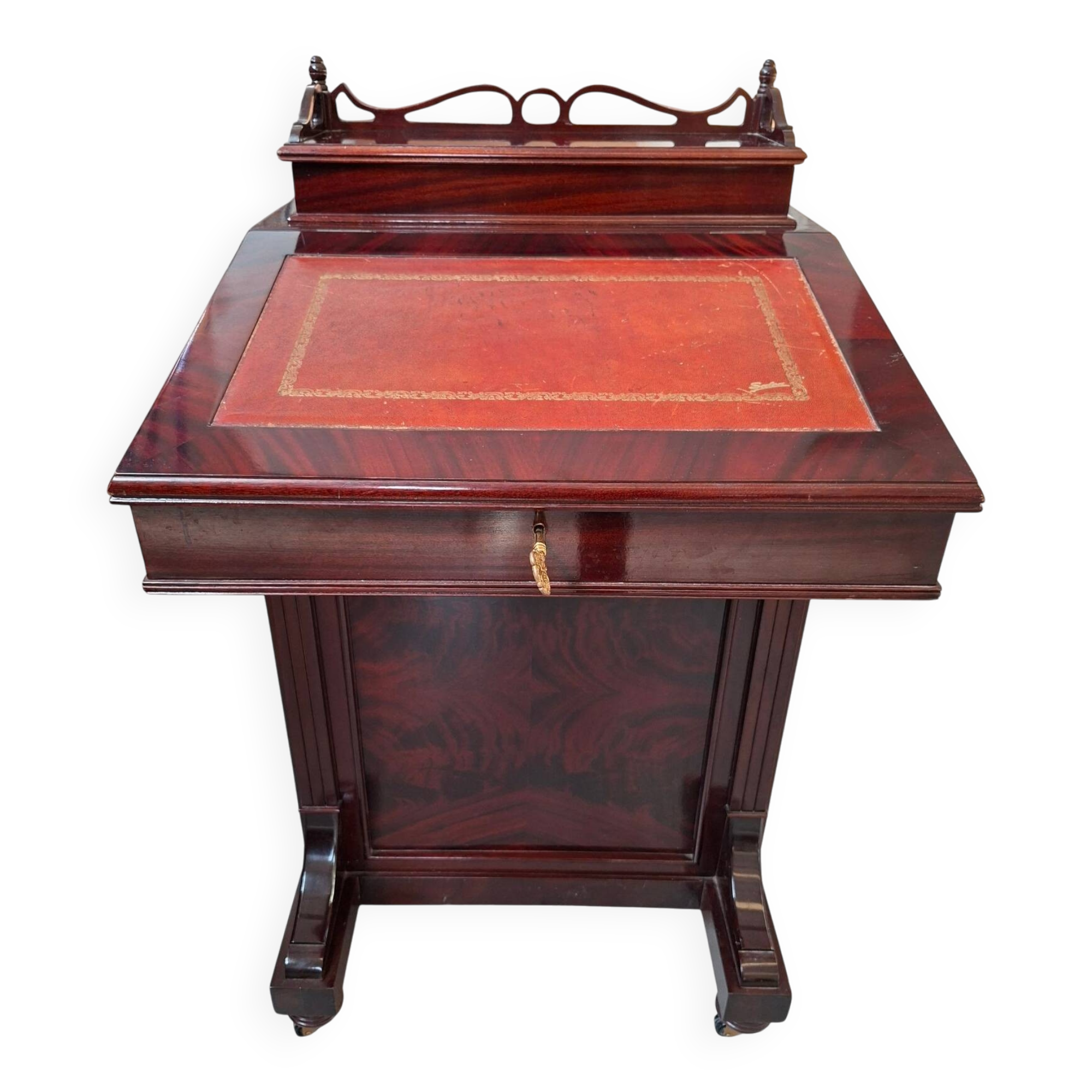 Élégant Bureau "Davenport" en Acajou