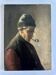 Oil on canvas mounted on oak panel - Portrait of a pipe smoker