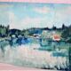 Landscape of the banks of the loire charles Belbeoc'h (xxth)