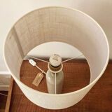 Sandstone and jute lamp