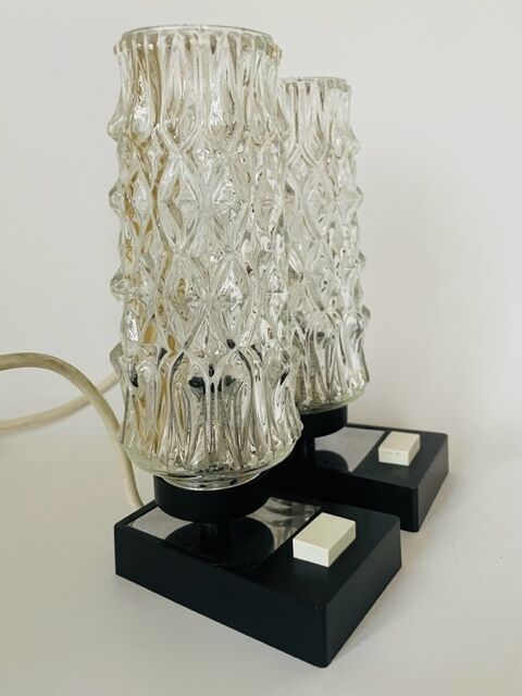 Two Richard Essig bedside lamps