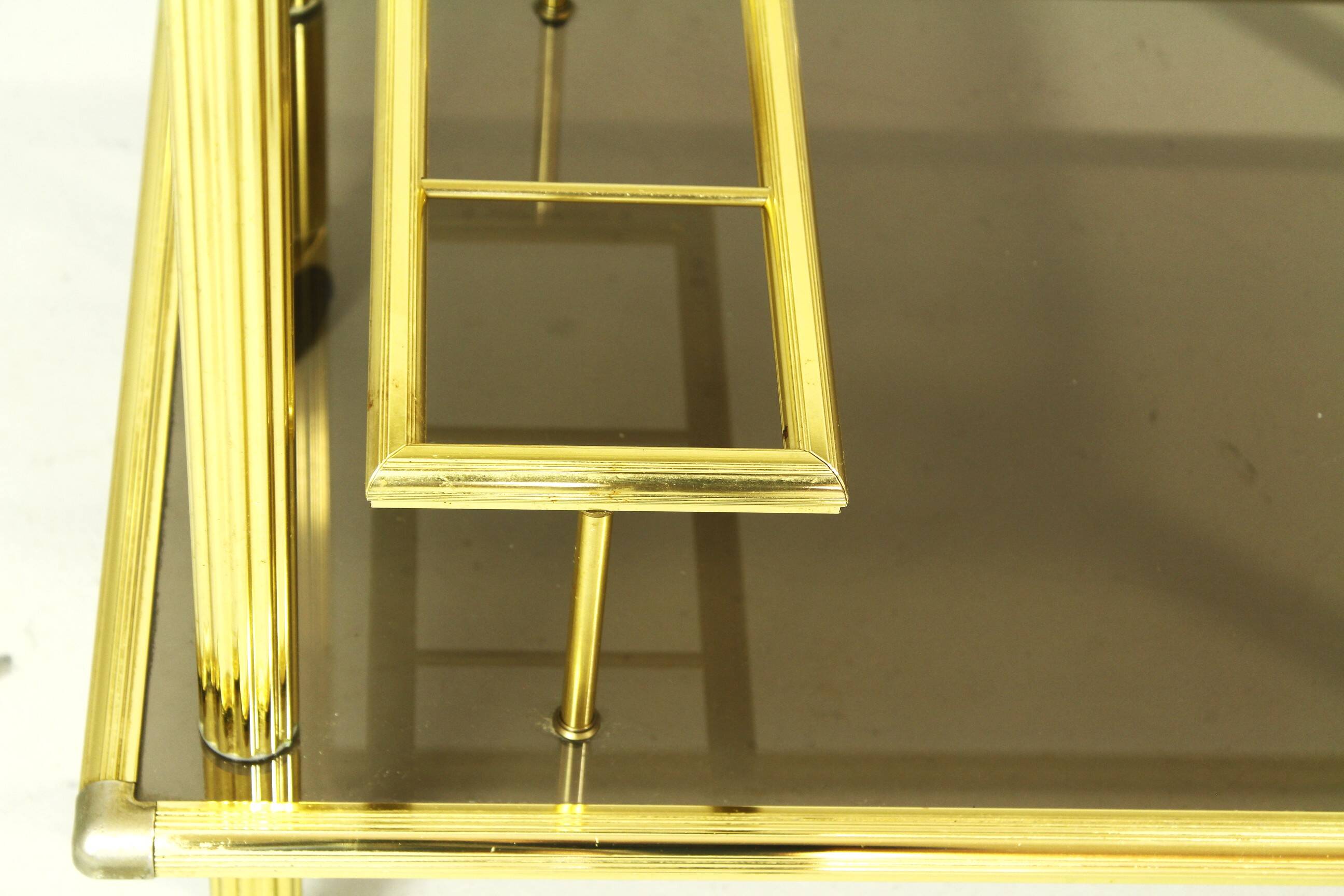 Italian Brass Serving Trolley, 1980s