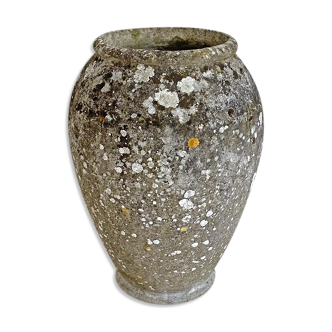 Garden jarre 70's cement