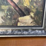 Mediterranean Landscape Painting – Signed G. Paillard 1936