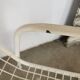 Emu chair, rio, in white metal mesh