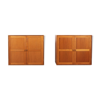 Pair of modern Danish walnut dressers from the 1960s