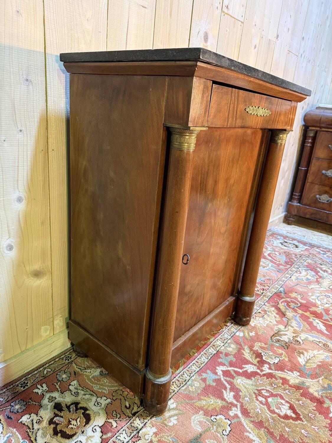 Confiturier - Empire-style one-door sideboard