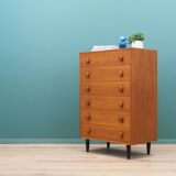 Commode en teck, design danois, années 1960, production : Danemark