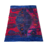 Tapis rya scandinave original par oili mäki pour finnrya oy ab, finlande