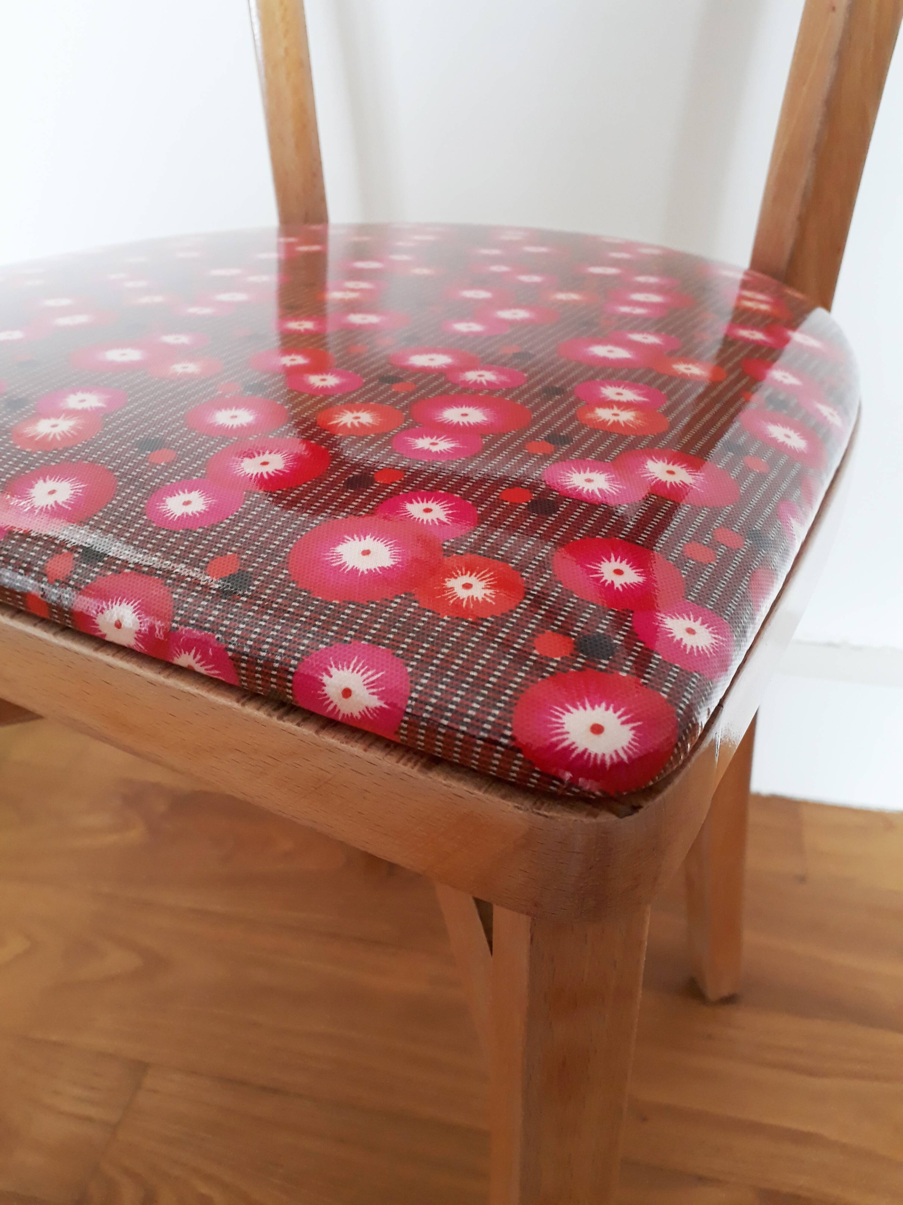 Chair bistro red vintage 30s