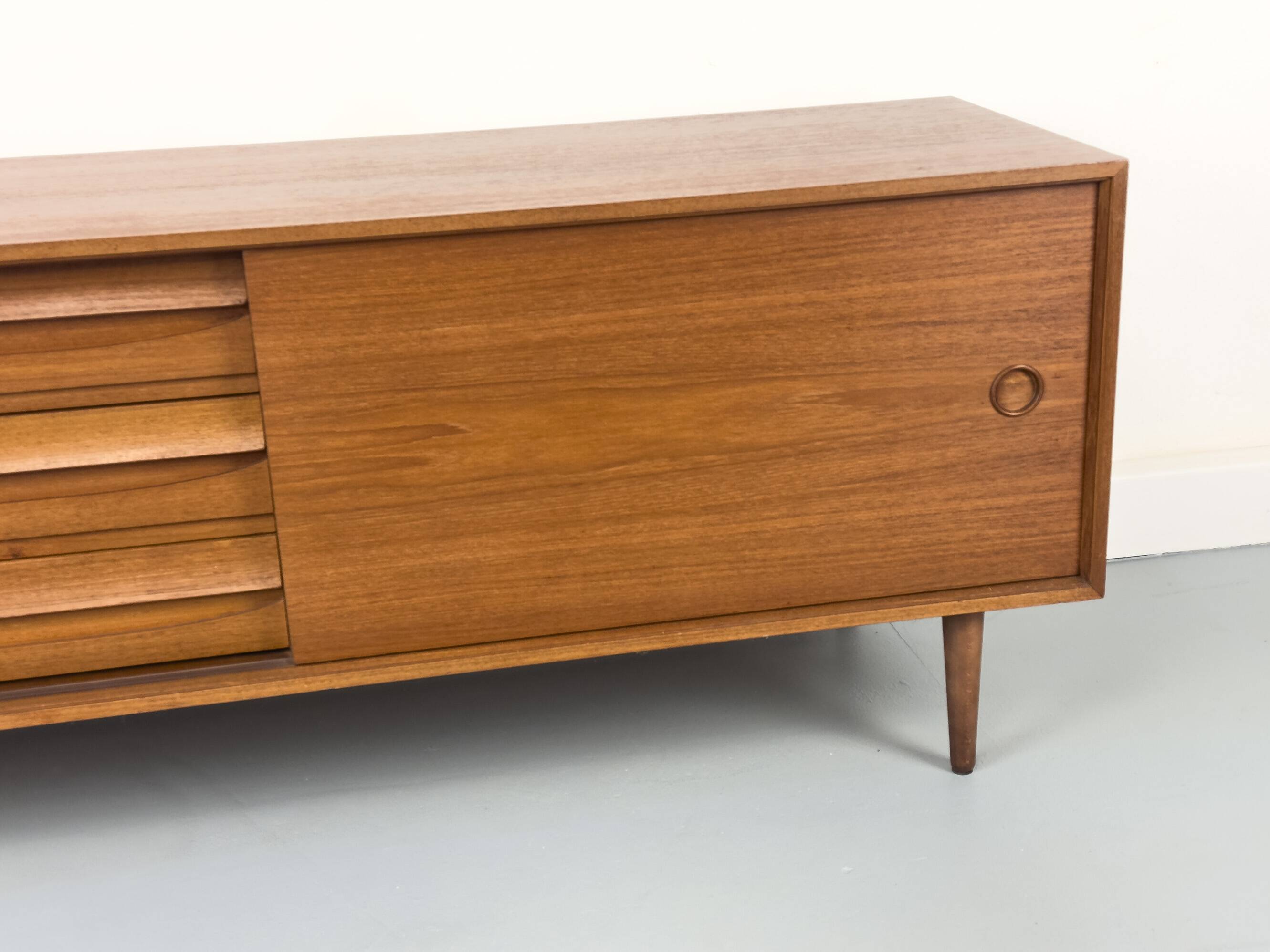 Mid-Century Teak Sideboard from Franzmeyer Möbel, 1964