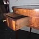 Bouillotte table in marquetry, signed Pagny Fils, Paris, early 20th century