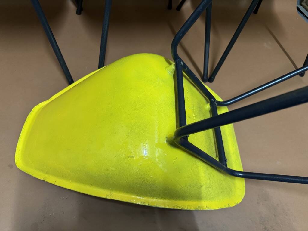 René Caillette fiberglass chairs